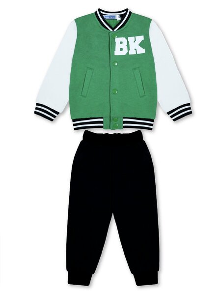 Костюм Мальчикам Bonito Зелёный; Чёрный Буквы (фото 1)
