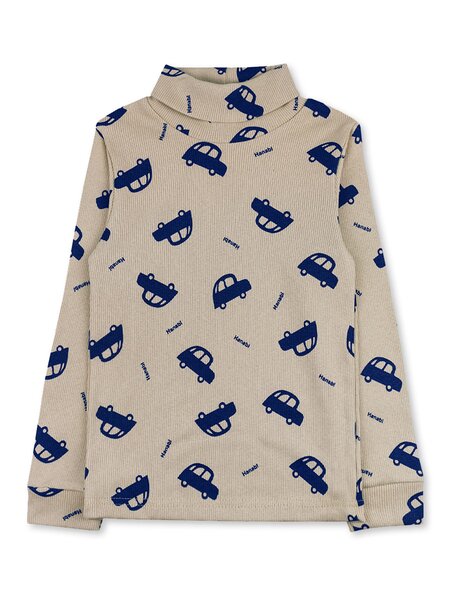 Водолазка Мальчикам Юлала Коричневый светлый Машинки (фото 1)
