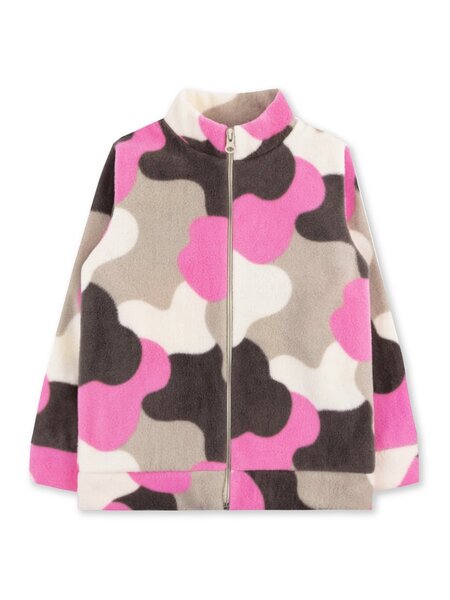 Толстовка Девочкам Юлала Бежевый; Розовый Пятнышки (фото 1)