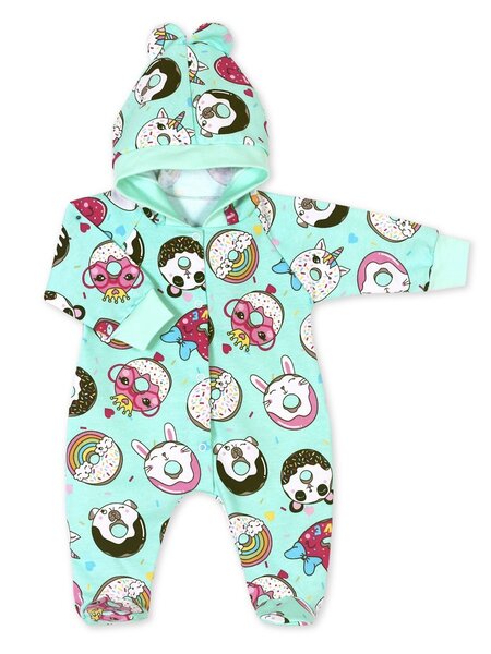 Комбинезон Новорождённым Россия Мятный Пончики (фото 1)