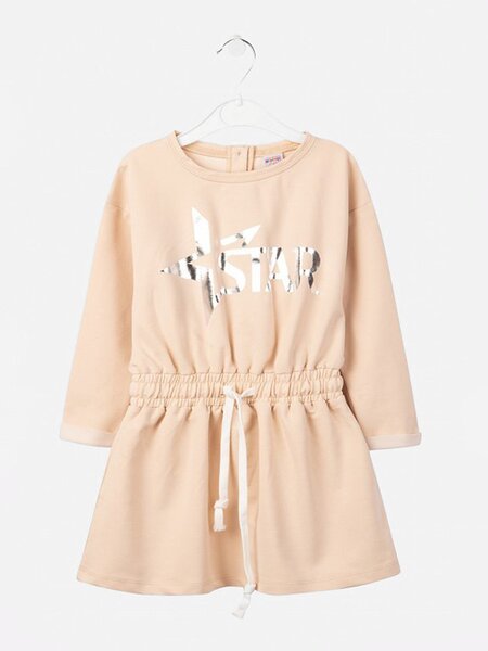 Платье Девочкам Bonito Бежевый Надпись (фото 1)