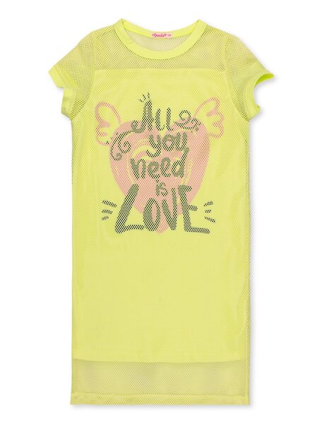 Платье Девочкам Bonito Жёлтый Надпись (фото 1)