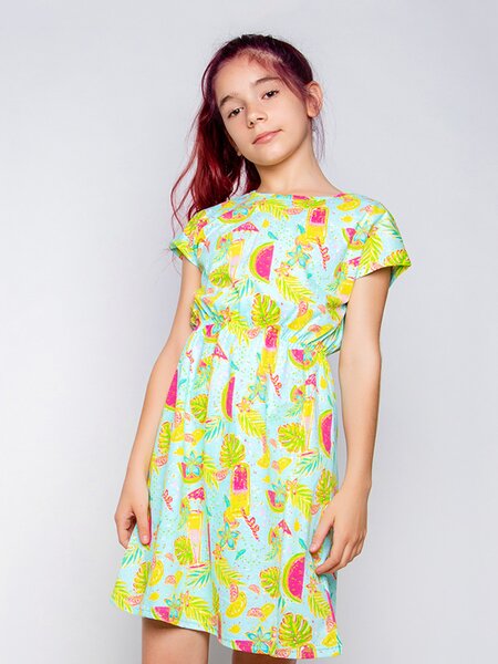Платье Девочкам Юлала Мятный Лето (фото 1)