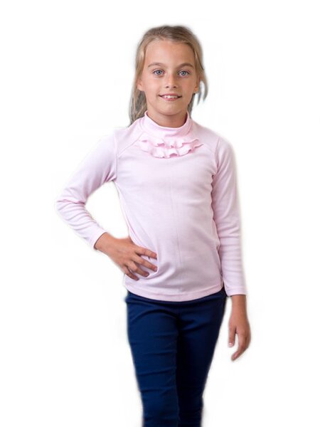 Водолазка Девочкам Россия Розовый Без рисунка (фото 1)