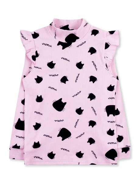 Водолазка Девочкам Юлала Розовый Котики (фото 1)