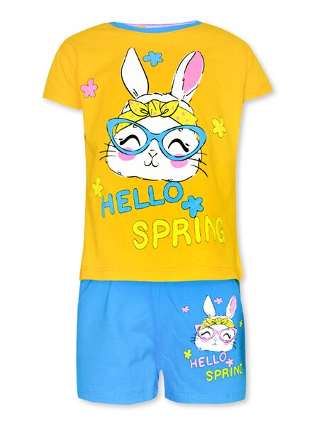 Костюм Девочкам Baby style Жёлтый; Синий Зайка (фото 1)