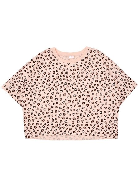 Футболка Девочкам Юлала Бежевый Леопард (фото 1)