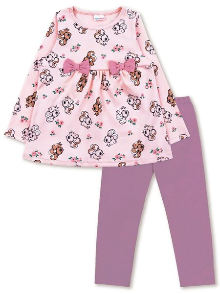 Костюм Девочкам Юлала Розовый светлый Белочки (фото 1)