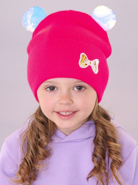 Шапка Девочкам Россия Микс Бантик (фото 1)
