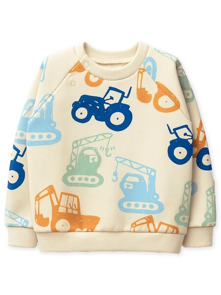 Джемпер Мальчикам Юлала Бежевый Техника (фото 1)