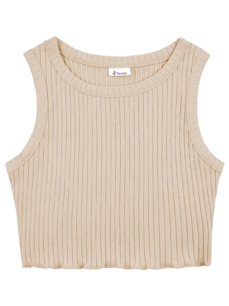 Топ Девочкам Юлала Бежевый Без рисунка (фото 1)