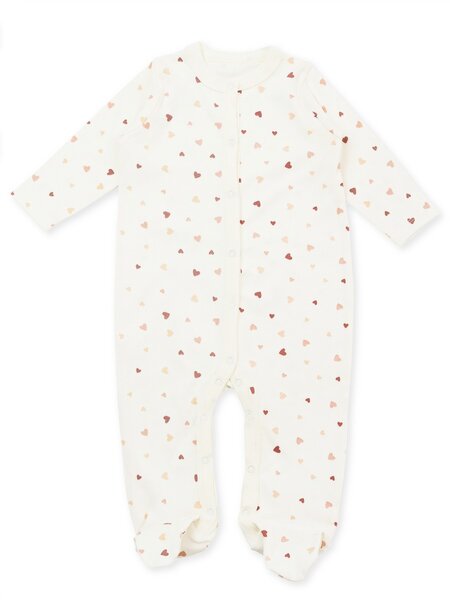 Комбинезон Новорождённым Армения Молочный Сердечки (фото 1)