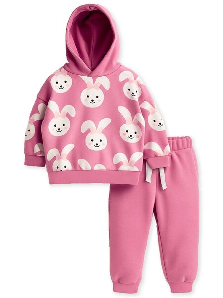 Костюм Девочкам Юлала Розовый тёмный Зайки (фото 1)