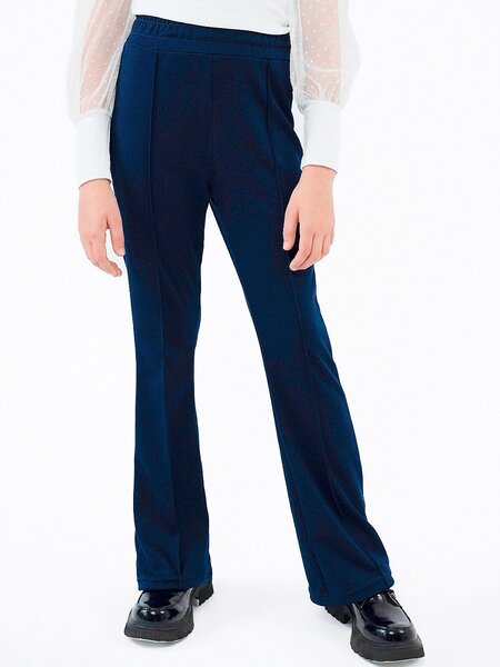 Брюки Девочкам Юлала Чернильный Без рисунка (фото 1)