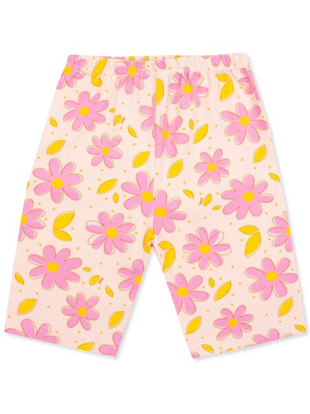 Бриджи Девочкам Юлала Персиковый светлый Цветы (фото 1)