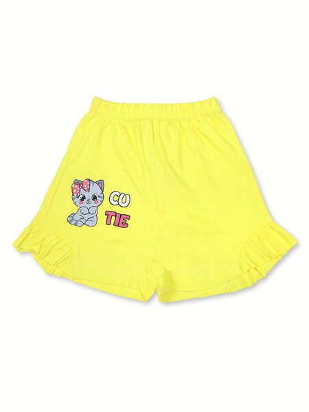 Шорты Девочкам Bonito Жёлтый Котёнок (фото 1)