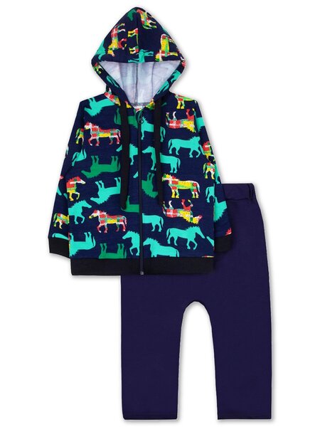 Костюм Мальчикам Юлала Чернильный Лошади (фото 1)