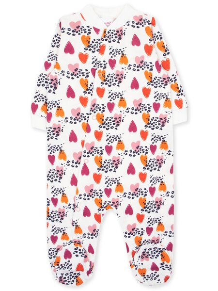 Комбинезон Новорождённым Юлала Молочный Сердечки (фото 1)
