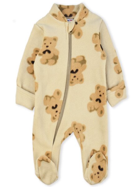 Комбинезон Новорождённым Юлала Бежевый Мишки (фото 1)