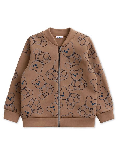 Толстовка Девочкам Юлала Коричневый Мишки (фото 1)