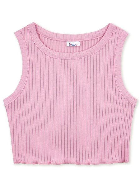 Топ Девочкам Юлала Розовый Без рисунка (фото 1)