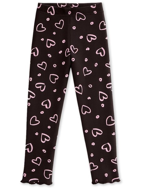 Лосины Девочкам Юлала Коричневый тёмный Сердечки (фото 1)
