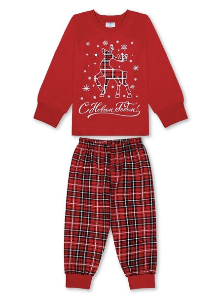 Пижама Мальчикам Bonito Красный Олень (фото 1)