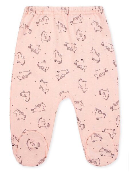 Ползунки Новорождённым Юлала Розовый светлый Единороги (фото 1)