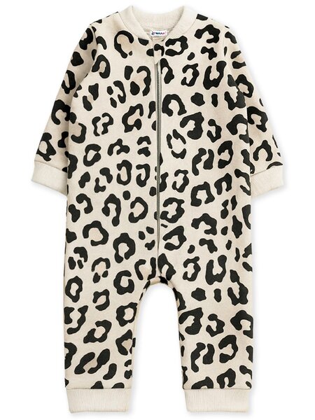 Комбинезон Новорождённым Юлала Бежевый Леопард (фото 1)