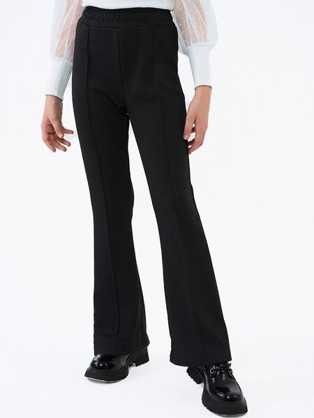 Брюки Девочкам Юлала Чёрный Без рисунка (фото 2)