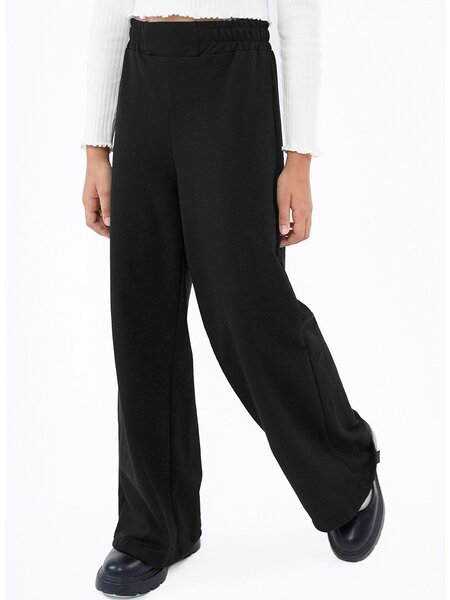 Брюки Девочкам Юлала Чёрный Без рисунка (фото 1)