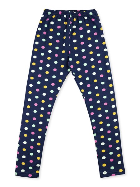 Лосины Девочкам Юлала Синий тёмный Горох (фото 1)