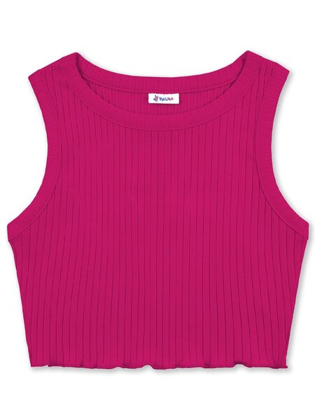 Топ Девочкам Юлала Малиновый Без рисунка (фото 1)