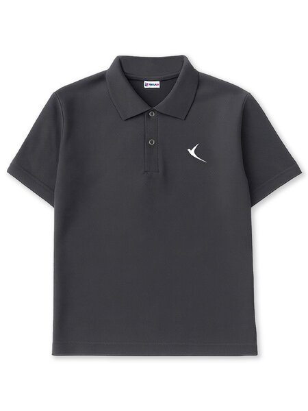 Поло Мальчикам Юлала Серый тёмный Птичка (фото 1)