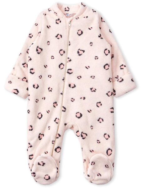 Комбинезон Новорождённым Юлала Розовый светлый Леопард (фото 1)