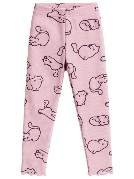 Лосины Девочкам Юлала Пудра Котики (фото 1)