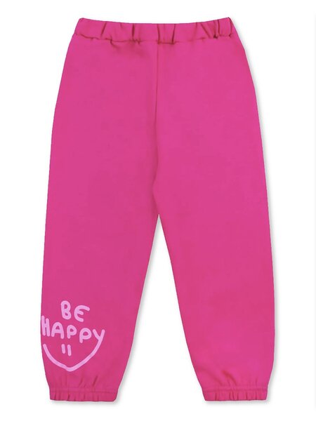 Брюки Девочкам Юлала Малиновый Надпись (фото 1)