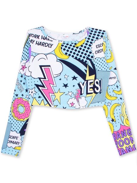 Топ Девочкам Юлала Голубой Надписи (фото 1)