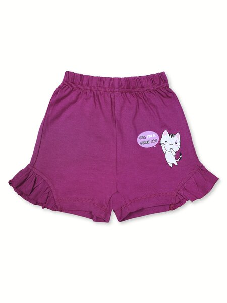 Шорты Девочкам Bonito Фиолетовый Котик (фото 1)