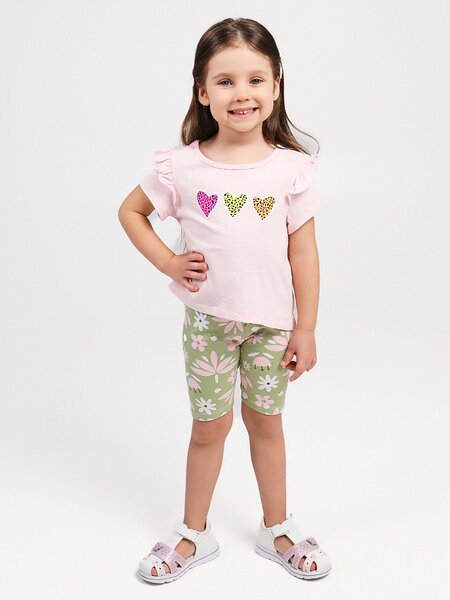 Комплект Девочкам Юлала Розовый светлый Сердечки (фото 1)