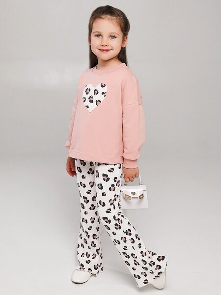 Костюм Девочкам Юлала Пудра; Молочный Сердце (фото 1)