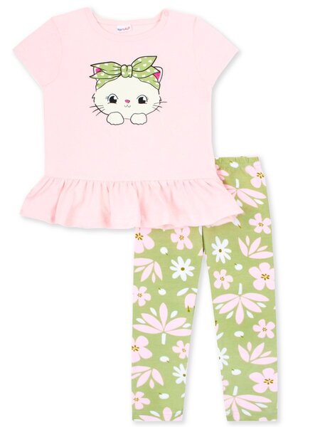 Комплект Девочкам Юлала Розовый светлый Кошка (фото 1)