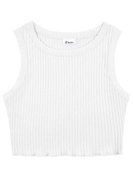 Топ Девочкам Юлала Белый Без рисунка (фото 1)