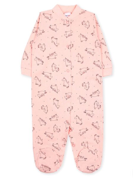 Комбинезон Новорождённым Юлала Розовый светлый Единороги (фото 1)