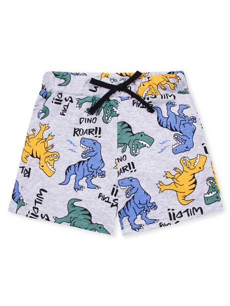 Шорты Мальчикам Юлала Серый меланж Динозавры (фото 1)