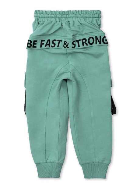 Брюки Мальчикам Bonito Изумрудный Надпись (фото 2)