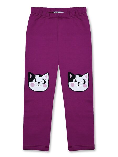 Лосины Девочкам Bonito Сливовый Кошка (фото 1)
