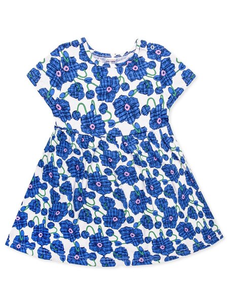 Платье Девочкам Юлала Синий Цветы (фото 1)