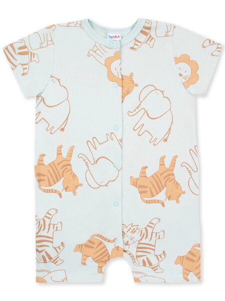 Песочник Новорождённым Юлала Голубой светлый Зверята (фото 1)