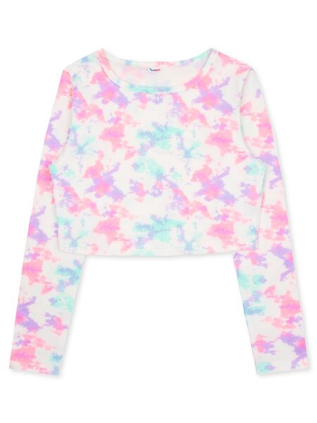 Топ Девочкам Юлала Белый; Розовый Краски (фото 1)